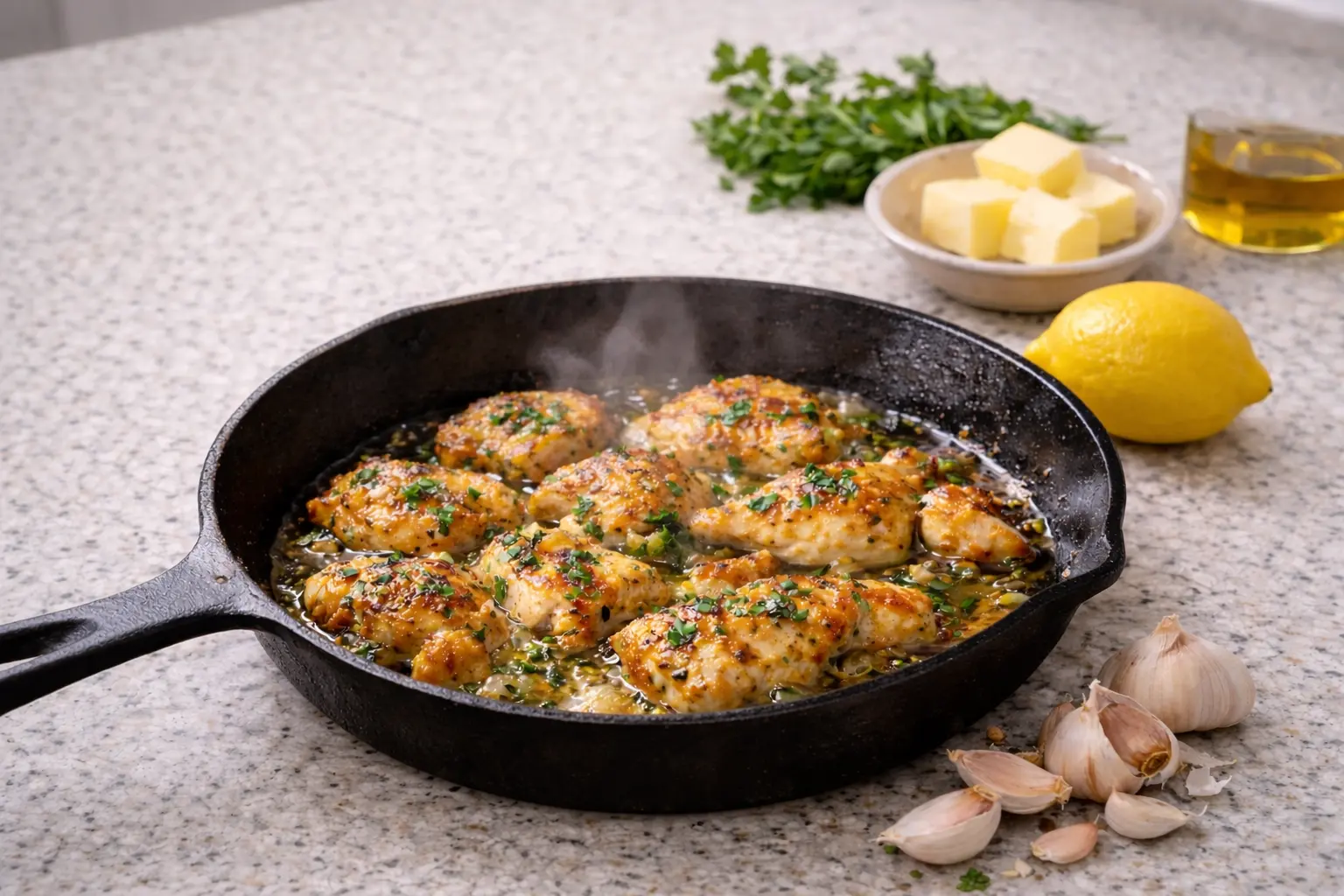 Easy Garlic Butter Chicken Recipe From Scratch in 20 Minutes