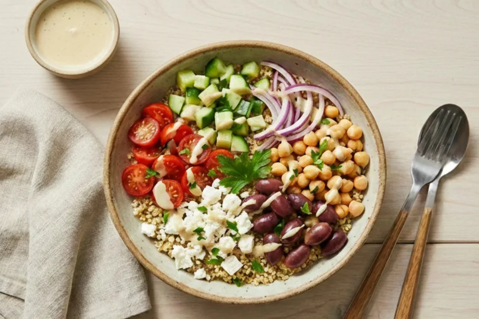Easy Mediterranean Quinoa Bowl Recipe