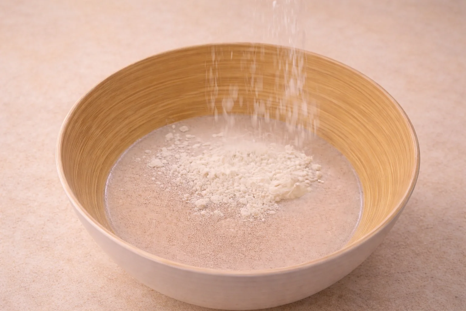 Activating yeast in warm milk