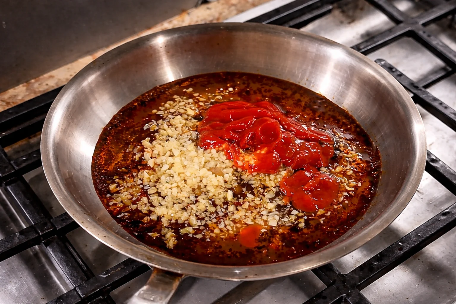 Golden crispy chicken lifted from oil during second fry