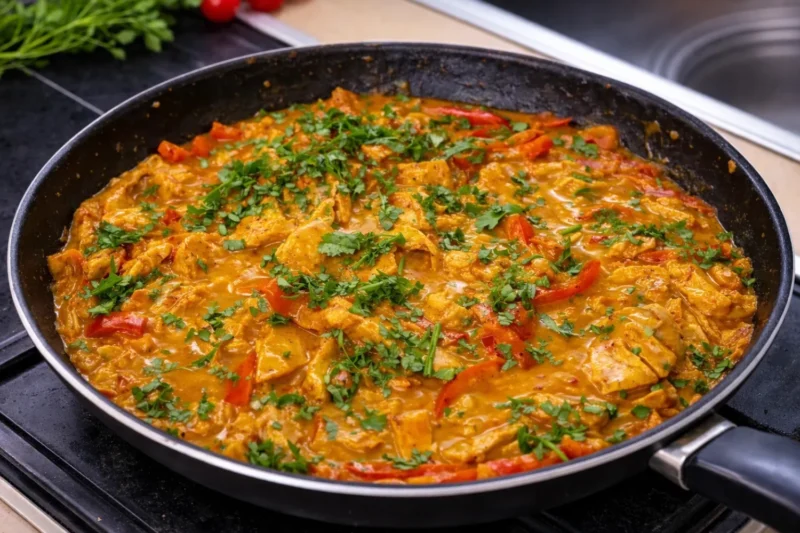 One Pan Creamy Paprika Chicken Skillet