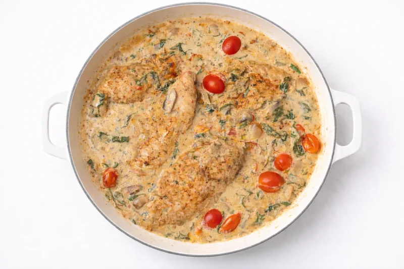 One-Pan Creamy Tuscan Chicken | 30 Minute Dinner