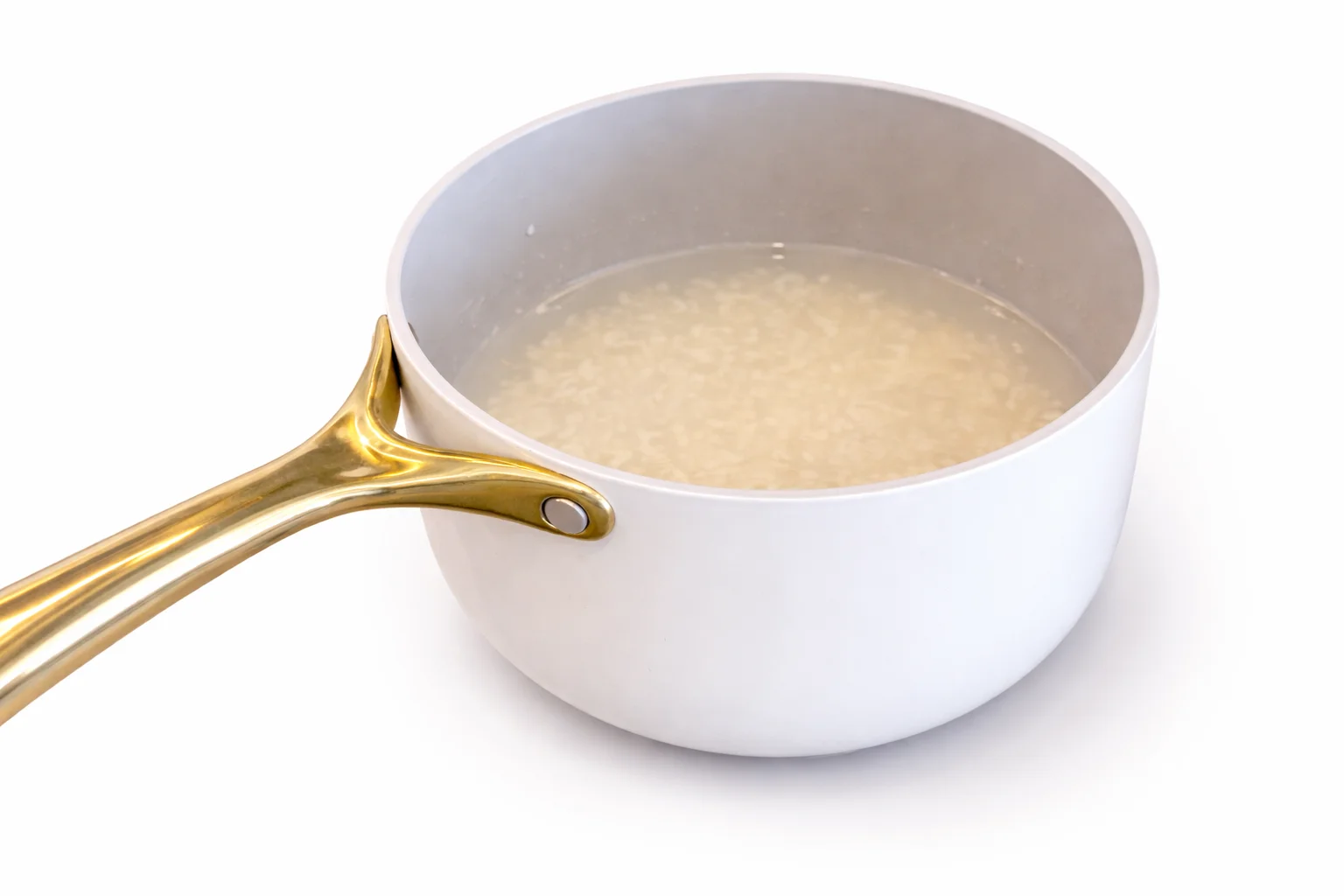 cooking rice for stuffed peppers filling